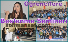 Özge Akar, Öğrencilerine beslenme semineri verdi