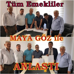 Tüm Emekliler Derneği Tarsus MAYA Göz Merkeziyle Anlaştı