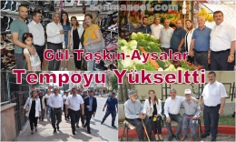 AK Parti Adayları Taşkın ve Aysalar Tempoyu Yükseltti