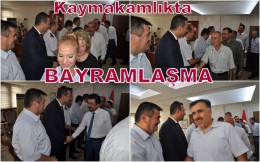 Tarsus Kaymakamlığı’nda resmi bayramlaşma programı düzenlendi