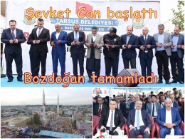 Tarsus Barbaros Merkez Camii törenle açıldı