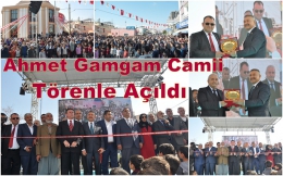Tarsus Belediyesi Ahmet Gamgam Cami ve Taziyeevi  açıldı