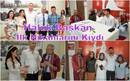 Haluk Bozdoğan İlk Nikahlarını Kıydı