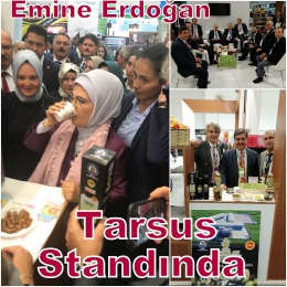  Emine Erdoğan Ankara’da Tarsus Standında