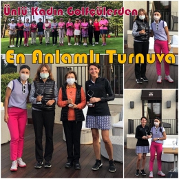 Türkiye'nin Kadın Golfçüleri Meme Kanserine Dikkat Çekti