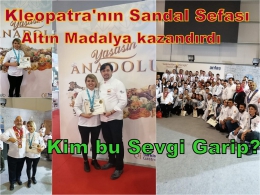 Kleopatra’nın Sandal Sefası yemeği Sevgi Garip’e Altın Madalya Kazandırdı