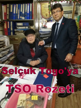 Selçuk Togo’ya Tarsus TSO rozeti