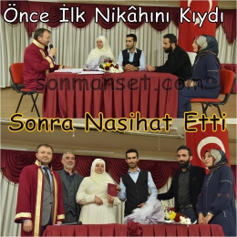 Tarsus Müftüsü İlk Nikahı Kıydı ve Nasihatta Bulundu