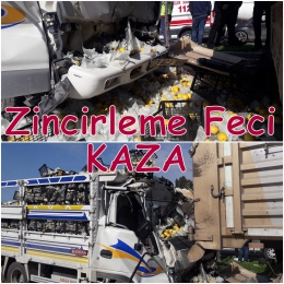 Tarsus Mersin Yolunda Zincirleme Kaza!
