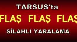 Tarsus’ta Silahlı Kavga Anı Güvenlik Kamerasında  