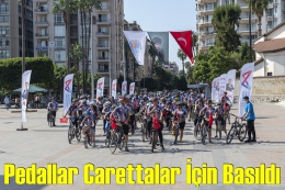 Mersin'de Pedallar Carettalar İçin Çevrildi