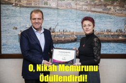 Başkan Seçer'den Türkiye'nin Konuştuğu Nikah Memuruna Teşekkür Belgesi