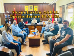  AKBAL Mezunlarından Öğrencilere Destek  