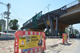 Tarsus Sunay Atilla Üst Geçidi Yenileniyor