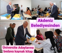 Başkan Gültak, Üniversiteye Hazırlanan Öğrencilere Kaynak Kitap Armağan Etti