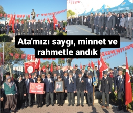 Tarsus'ta 10 Kasım Atatürk’ü Anma Töreni