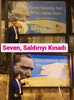 Mehmet Yunus Seven’in 10 Kasım Afişlerine Çirkin Saldırı