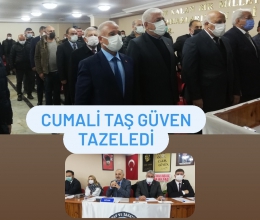 Başarılı Başkan Cumali Taş Güven Tazeledi