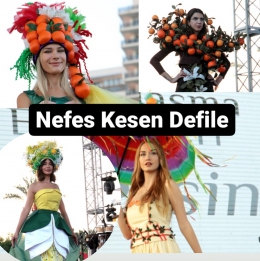 Mersin'de Narenciyeli Kostümler Defilesi Nefes Kesti