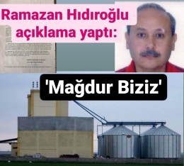 Ramazan Hıdıroğlu Gazetemize Yazılı Açıklama Yaptı