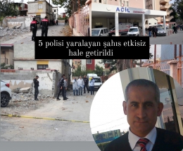 Tarsus'ta pompalıyla 5 Polisi Yaralayan Şahıs Öldürüldü