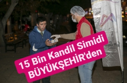Büyükşehir Kandil Gecesi 15 Bin Kandil Simidi Dağıttı