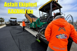 Büyükşehir Ekipleri Kazanlı Sahil Yolunda