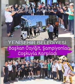 Başkan Abdullah Özyiğit, şampiyon takımı karşıladı