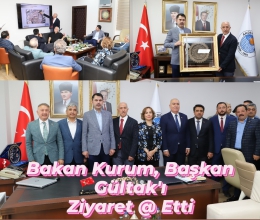 Bakan Murat Kurum, Akdeniz Belediyesi'ni Ziyaret Etti