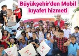 Büyükşehir Kıyafet Evinden İhtiyaç Sahiplerine Mobil Hizmet