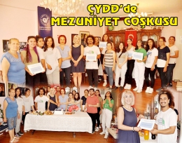 ÇYDD Tarsus Şubesinde Pasta ve Sertifikalı Mezuniyet Etkinliği Coşkusu