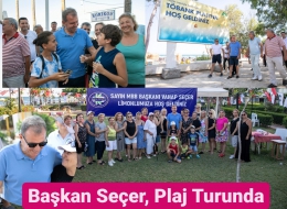 Başkan Seçer, Plajlarda Vatandaşlarla Buluştu