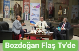 Haluk Bozdoğan, Çalışmalarını Flash Tv'de Anlattı