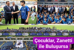  Yenişehir Belediyesi,  Javier Zanetti’yi çocuklarla buluşturdu