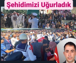 Tarsuslu Şehit Astsubay Çavuş Okan Meteöz Son Yolculuğuna Uğurlandı
