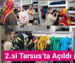 Kıyafet Evi'nin 2. Şubesi Tarsus'ta Açıldı