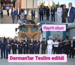 Tarsus Koluman'da 13 adet Konteyner taşıyıcı 'Derman' teslimatı yapıldı