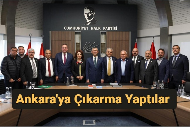 Tarsus Ziraat Odası Ankara'ya Çıkartma Yaparak Özgür Özel'le Görüştü