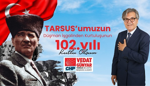 CHP A.Adayı Vedat Günyar'dan Kurtuluş Günü Mesajı