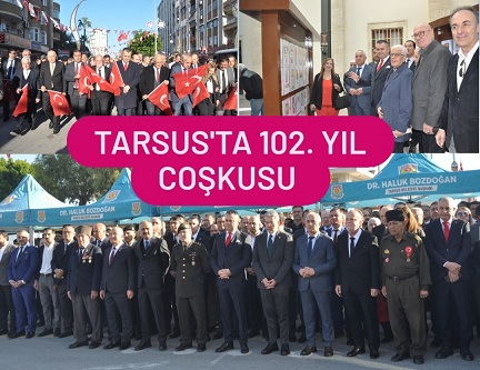 Tarsus’un düşman işgalinden kuruluşunun 102. Yıldönümü kutlandı