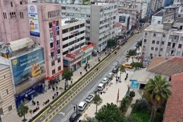 İSTİKLAL CADDESİ’NDE 1. ETAP TRAFİĞE AÇILDI