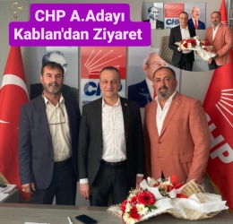 Milletvekili A.Adayı Fikri Kablan CHP İl Başkanını Ziyaret Etti