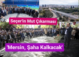 Mut'a Çıkartma Yapan Seçer, CHP'nin İlk Seçim Ofisinin Açılışına Katıldı
