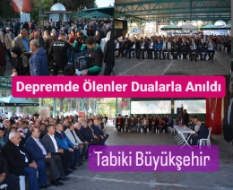 Büyükşehir Depremde vefat edenler için Kur’an-ı Kerim okuttu