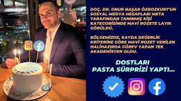 Doç. Dr. Onur Özbozkurt Tanınmış Kişi Kategorisinde Mavi Rozete Layık Görüldü