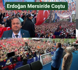 Cumhurbaşkanı Erdoğan'dan Mersin'de gövde gösterisi