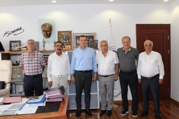 Başkan Veysel Sarı, Abdullah Özyiğit'i Ziyaret Etti