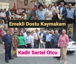 Tarsus Kaymakamı Otcu'ya Tüm EMEK DER'de Coşkulu Karşılama