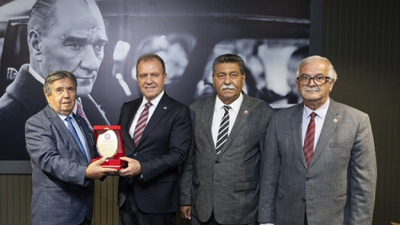 Tüm Emekliler Derneği Genel Başkanı Satılmış Çalışkan, Seçer'i Ziyaret Etti