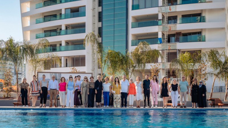 GİŞKAD üyeleri Mersin'in prestij projesi NERISSA Mefa'da buluştu